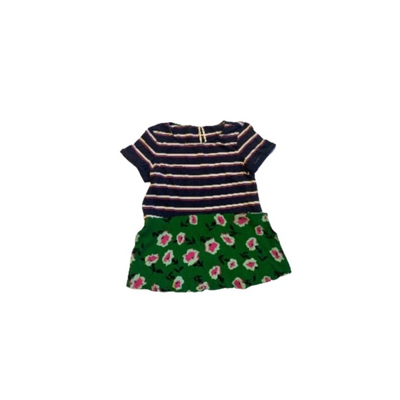Anthropologie Floral and Striped Peplum Tunic - Women’s Size Medium - Picture 1 of 9